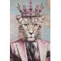 OBRAZ NA PŁÓTNIE KING -B- W RAMIE 82X4,5X122 cm